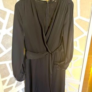 Express Black Long Sleeve Dress